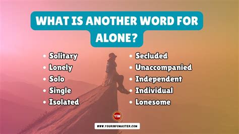 synonyms of alone